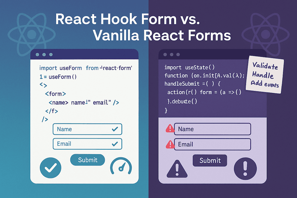 React Hook Form vs. Vanilla React Forms
