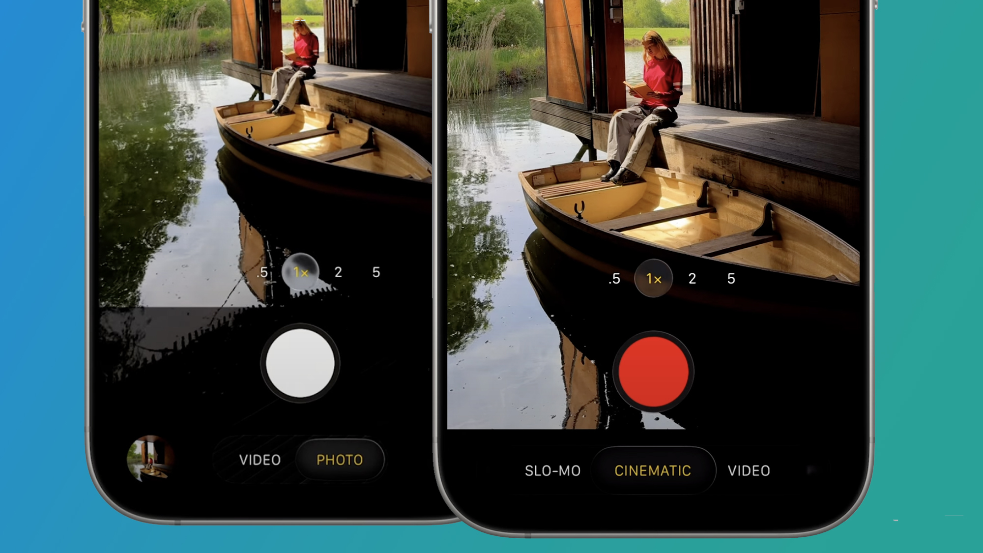 New Camera and Photos app interface
